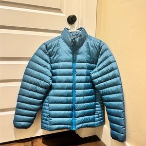 Vintage The North Face blue puffer jacket
